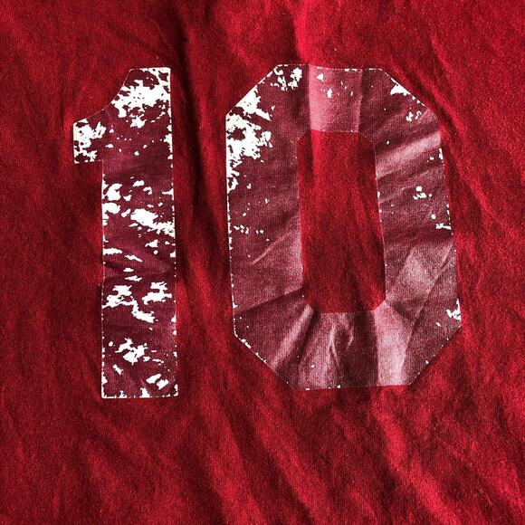 Men’s Burgundy Mt. Vernon Graphic Number Tee - Picture 3 of 6